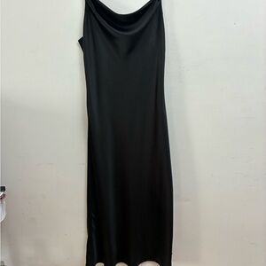 Sleek Black Maxi Dress